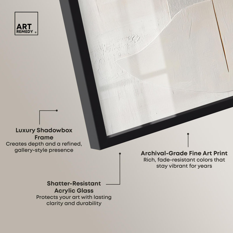 Carved Contours I Shadowbox Print Minimalist Decor by Art Remedy, 25" H x 21" W, Black