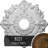 Endurathane Warsaw Ceiling Medallion, 18"OD x 3 1/2"ID x 1 3/8"P (Fits Canopies up to 3 1/2"), Hand-Painted Ultra Pure White Finish-28577000