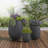 Lightweight Round MGO Outdoor Planter Set-3 Sizes (15.6''/10.74''/7.3''),Large Outdoor Indoor Flower Pots With Drainage Hole, For Lawn, Patio, Poolside & Indoor Decor-1943061637