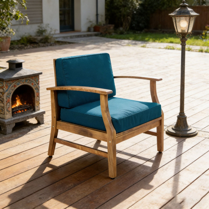 Fauteuil de patio, Fauteuil bleu