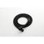 Robinet mural noir mat pour salle de bain - avec pomme de douche à pluie haute en acier inoxydable de 10 po et douche à main, ensemble de valve à 2 voies