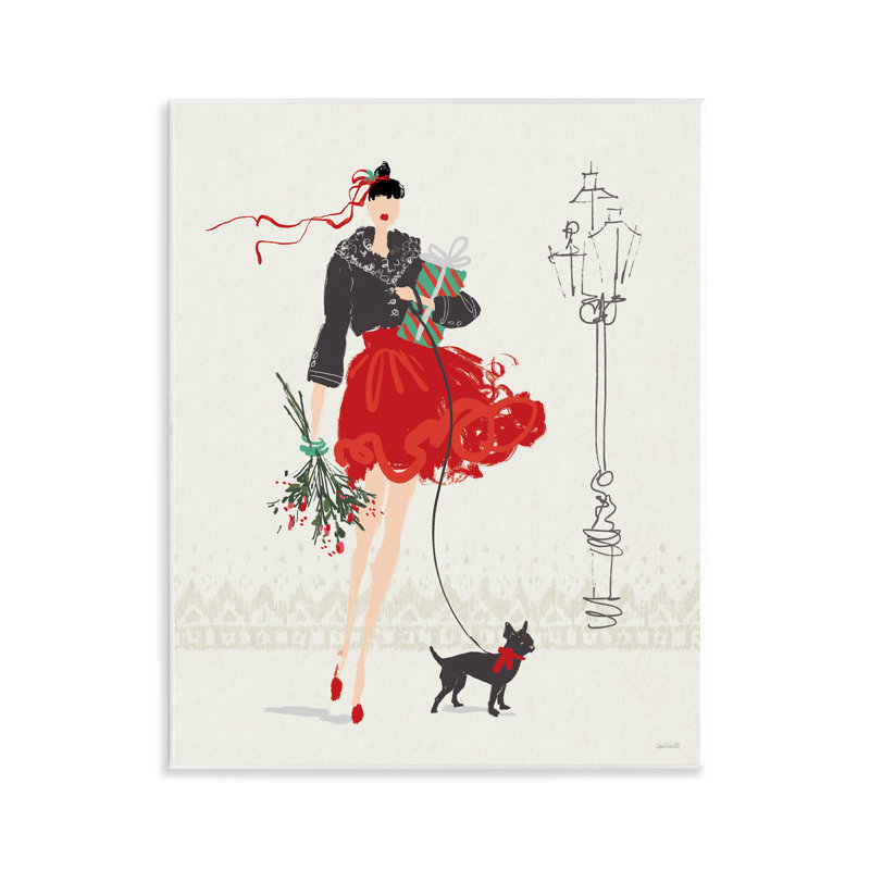 «Holiday Fashionista Girl» par Anne Tavoletti