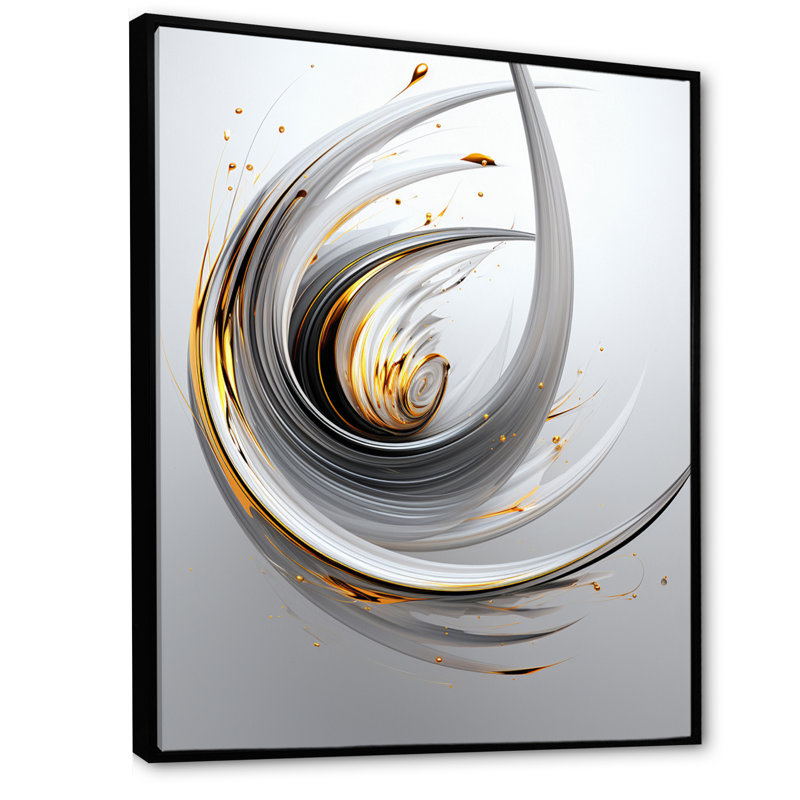 Art mural sur toile Wilderness of Ambition, Cadre flottant noir, H 40 po x l 30 po x P 1,5 po