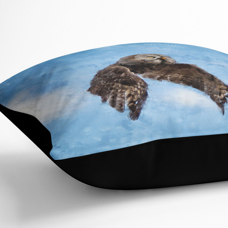 Square Cushion, Black, 55cm H x 55cm W x 20cm D
