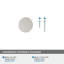 Poignée ronde pour armoire - Basics by Wayfair ™-11296529-237370494