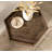 Berber Solid Wood Tray Top End Table