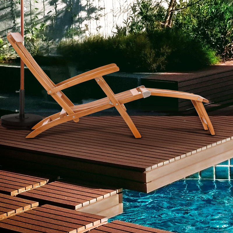 Titanic Outdoor Teak Chaise Lounge