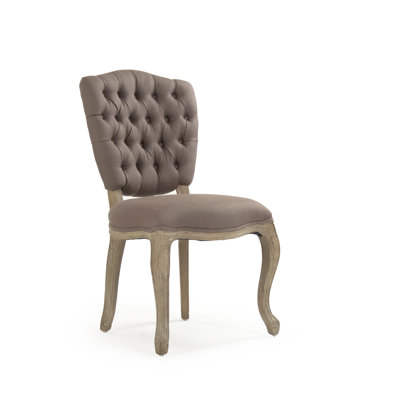 Piaf Linen Tufted Side Chair