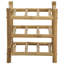 Open Shelving Wine Bottle Rack Natural-930145929