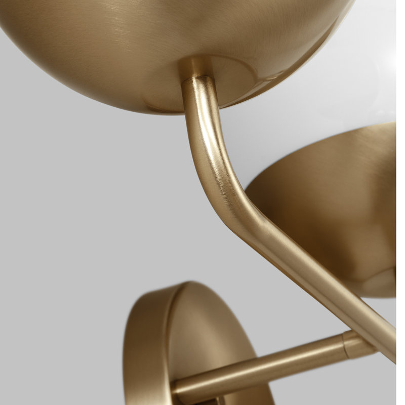 Alvin 3 - Light Vanity Light, Satin Brass