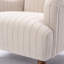 Fauteuil en polyester naturel avec 4 pieds