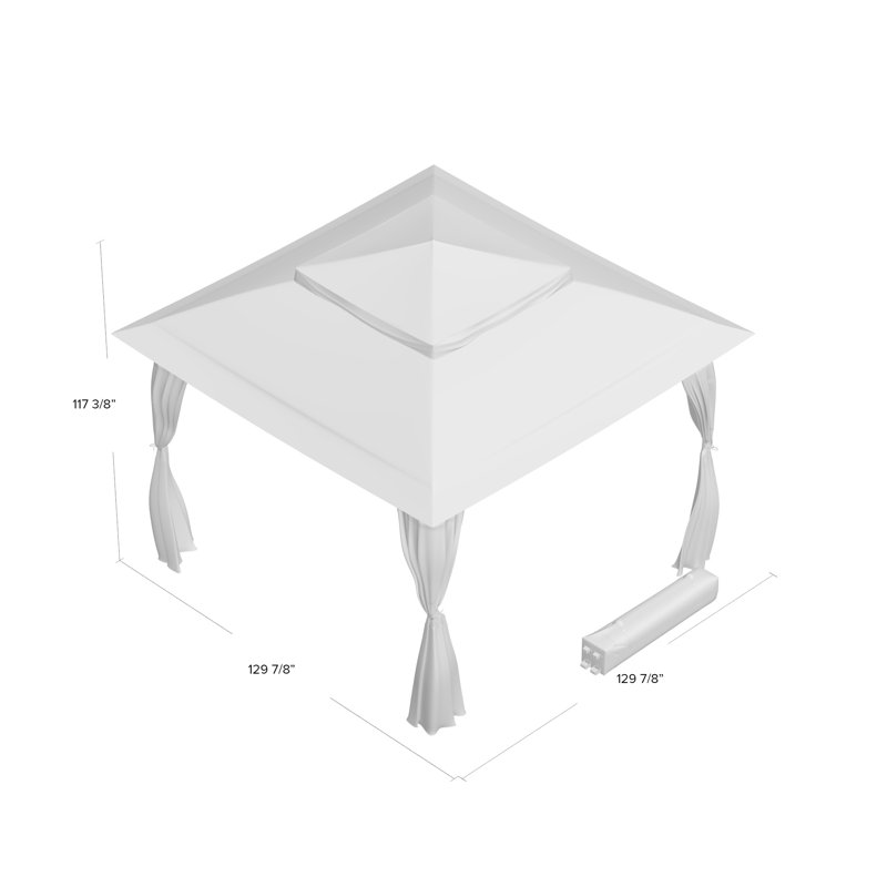 Sunjoy 11x11 ft. Pop-Up Instant Soft Gazebo, Outdoor Portable Steel Frame 2-Tier Top Canopy/Tent with Netting and Carry Bag