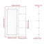 Miroir de meuble-lavabo moderne 30 po x 44 po avec tablette multifonctionnelle, grand miroir de salle de bain, miroir de décoration à cadre noir, miroir