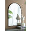 Black Arched Mirror With Metal Frame, Adds Character To Any Room Edge For Bathroom Bedroom