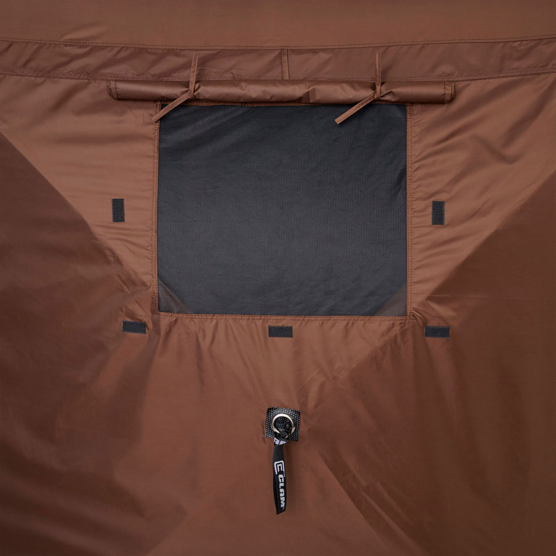 Brown 6' x 6' Portable Outdoor Camping Canopy Shelter