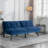 Navy Blue Convertible Folding Modern sofa Bed