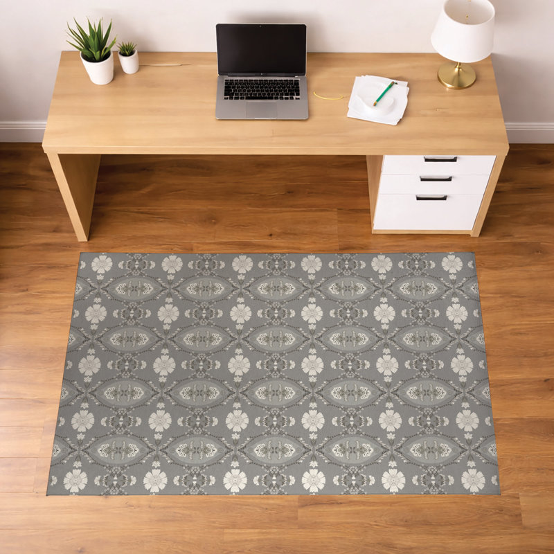 Tapis de bureau Reeva, Taupe, L 60 po x P 84 po