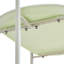 Chariot de rangement Moon pour espace de vie principal, chariot mobile nordique avec conception à deux couches, structure en T, style Artsy, ABS et acier q235