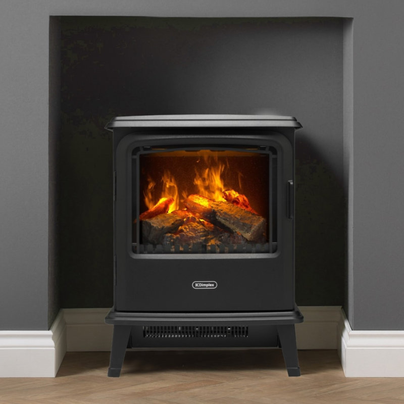 Dimplex Bayport Optimyst Water Vapour Technology Electric Stove Fire, Black, 44 cm W 