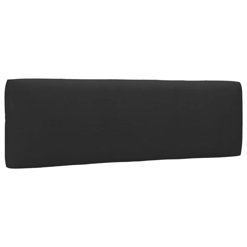 Coussin de siège / dossier d'extérieur Fardeen, Noir