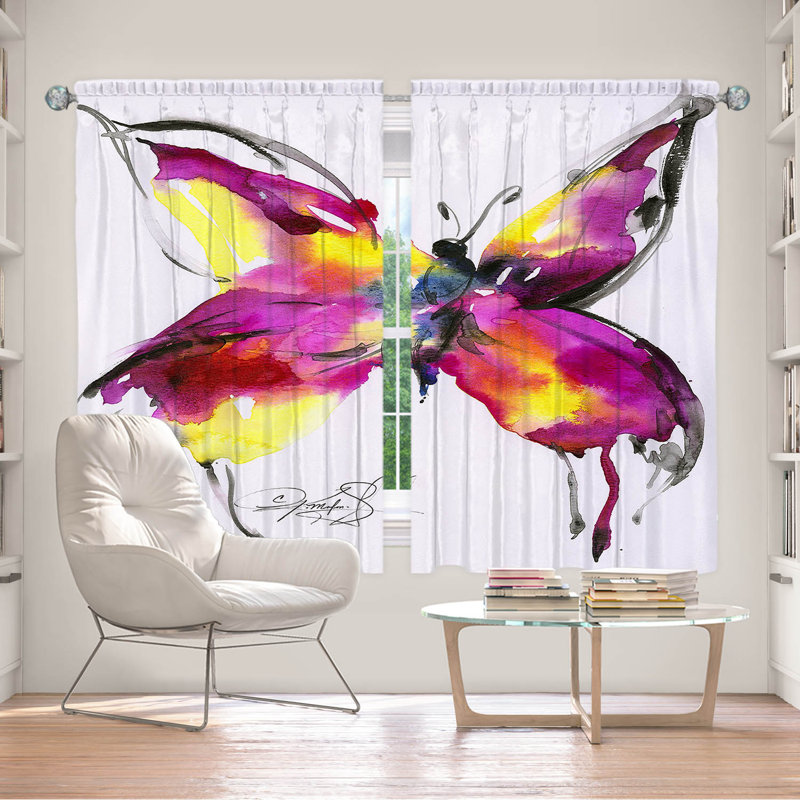 Room Darkening Curtain Pair, 40" W x 52" L