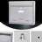 Wall Mount Multi-Purpose Locking Drop Box with Key Lock for Home Office, Grey
