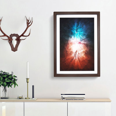 Blast of Light in Abstract - Picture Frame Graphic Art Print