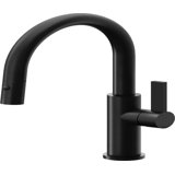 Corsano Contemporary Pull Down Kitchen Faucet with Button Sprayer Low Arc Spout and BFB Series Handle