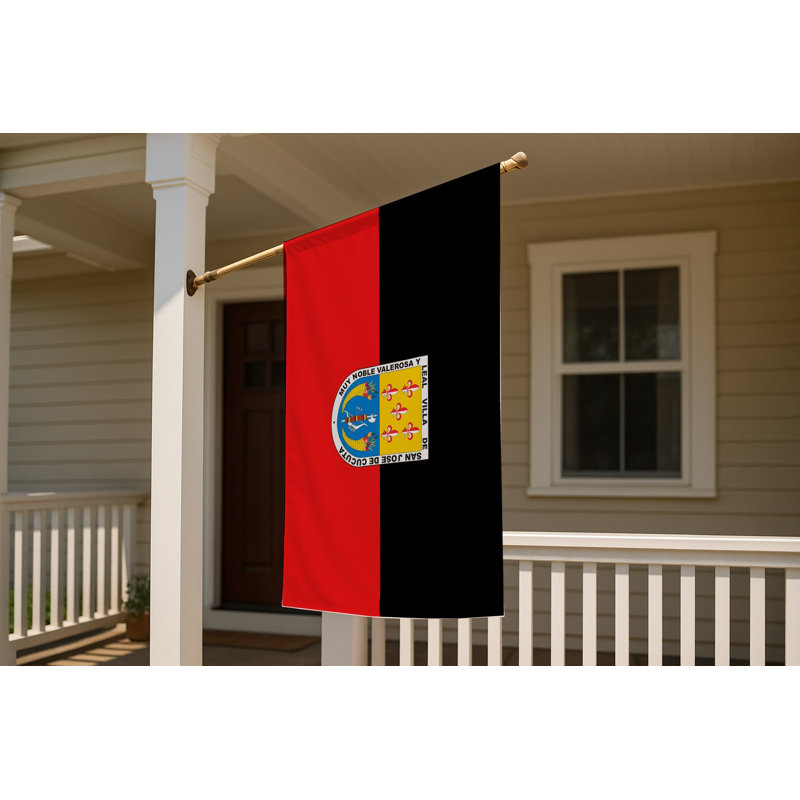 Drapeau de la ville de Cuca - drapeau extérieur, H 24 po x l 36 po