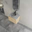 Meuble-lavabo mural avec lavabo d'art en céramique
