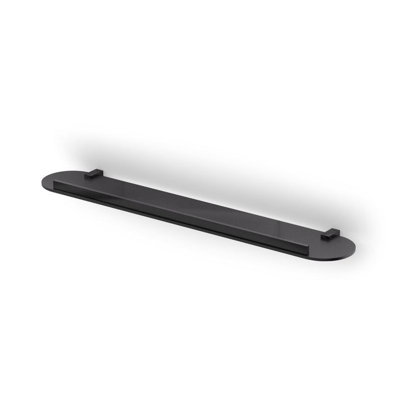 Stutz Oval Metal, Black, 1.9cm H x 60cm W x 10cm D