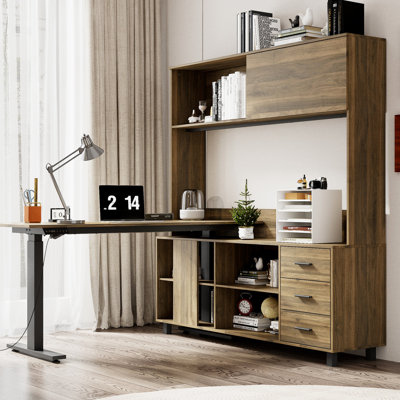 Fitton Adjustable Height L-Shaped Standing Desk