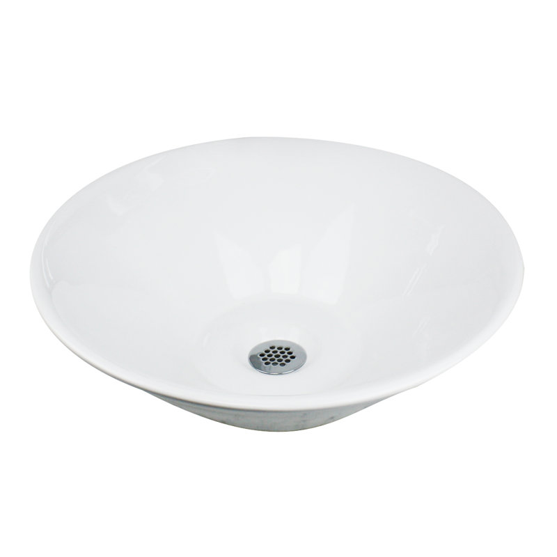 Nantucket Sinks Brant Point 16.63 " Vitreous China Circular Bathroom Sink