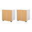 Ensemble de 2 tables de chevet 2 tiroirs 15,75 po Gianna-1959858695