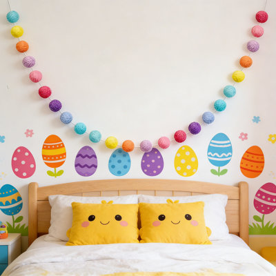 Guirlande de décoration multicolore 24 couleurs