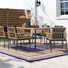 Becton 6 - Person Patio Dining Set with Rectangular Table , Cushions Included
