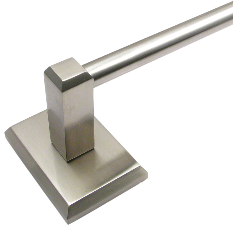 Utica 24'' Wall Towel Bar, Satin Nickel