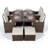 Giardino 4 Seater Dining Set with Upholstery