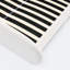 Lit plateforme de rangement relevable hydraulique Willma de luxe, capitonné et rembourré, au design arrondi sculpté, blanc bouclé, Queen-7697752-7697759