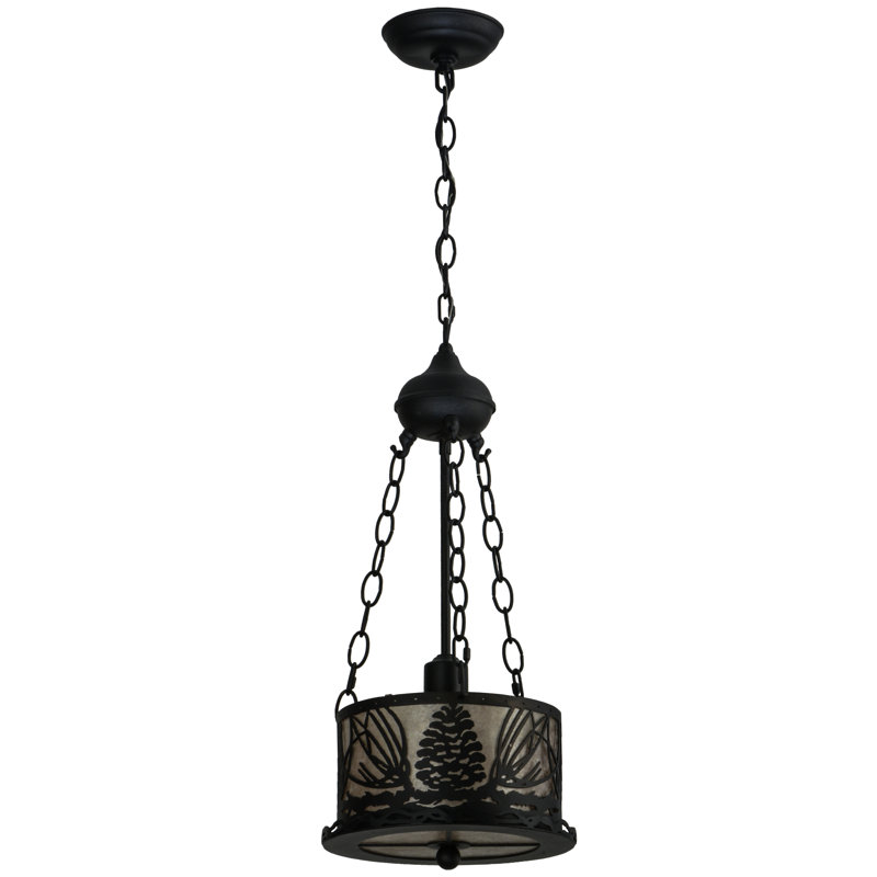 Rustic Lodge 1 - Light Pendant, Black