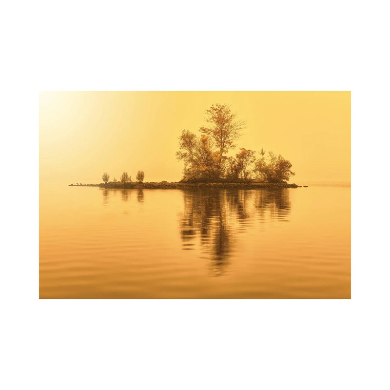 Golden Isle by David Gardiner - Print on Canvas, 8"H x 12"W