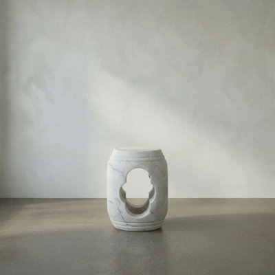 Legend Marble Accent Stool