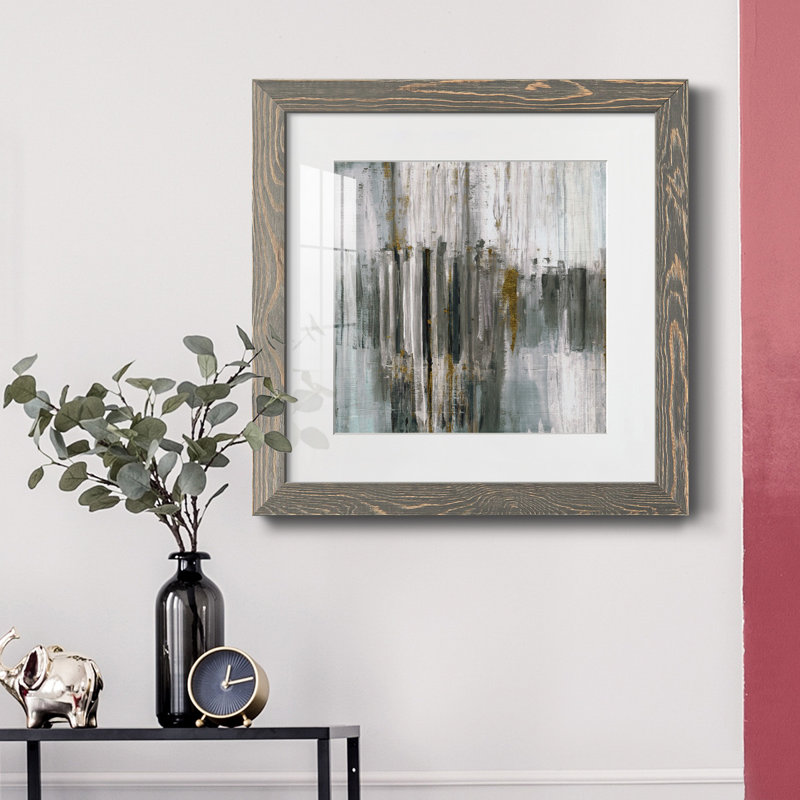 La Vie - Art textuel avec cadre photo, H 35,5 po x l 35,5 po x P 1,5 po, Cadre gris