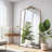 Full Length Arched Floor Mirror Metal Framed Mirror-114309783-121847411
