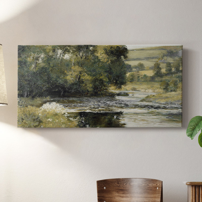 Landscape Series-MCXXXIX- Gallery Wrapped Canvas -Ready to Hang, H 16 po x l 32 po
