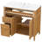 Elegant 36" Bathroom Vanity With Ceramic Top