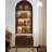 Nut-Brown Modern Solid wood rotating bookshelf