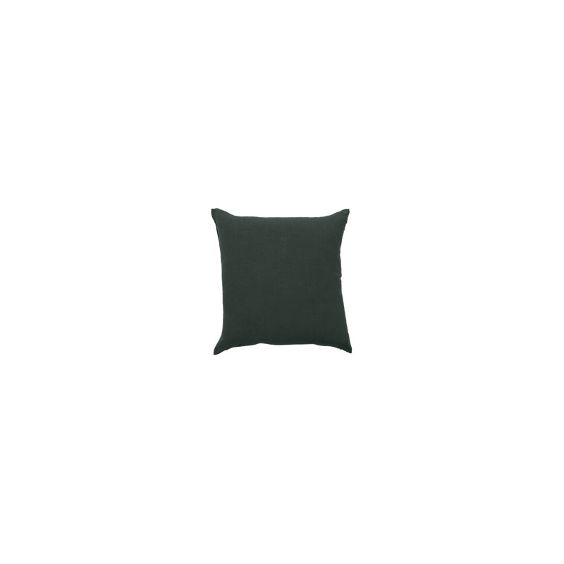 Coussin décoratif simple réversible, Pin, Carré 18 po