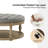 Lynde Kat Button Tufted Storage Ottoman-1608292094
