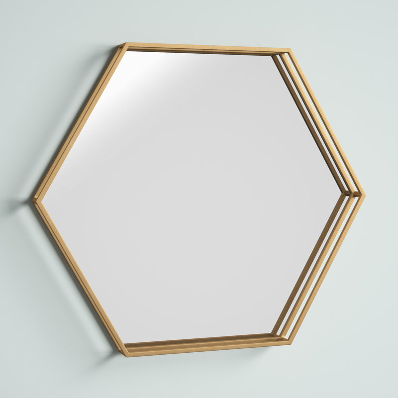 Miroir d'appoint Schaub, Doré